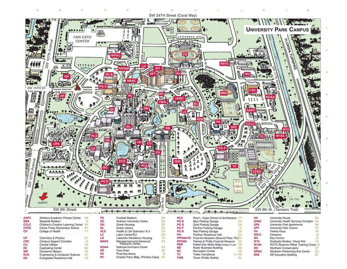 佛罗里达国际大学地图
