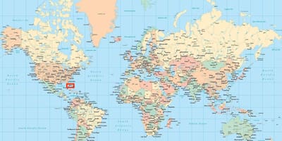 迈阿密的位置，在世界地图