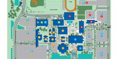 迈阿密戴德郡大学肯德尔的校园地图